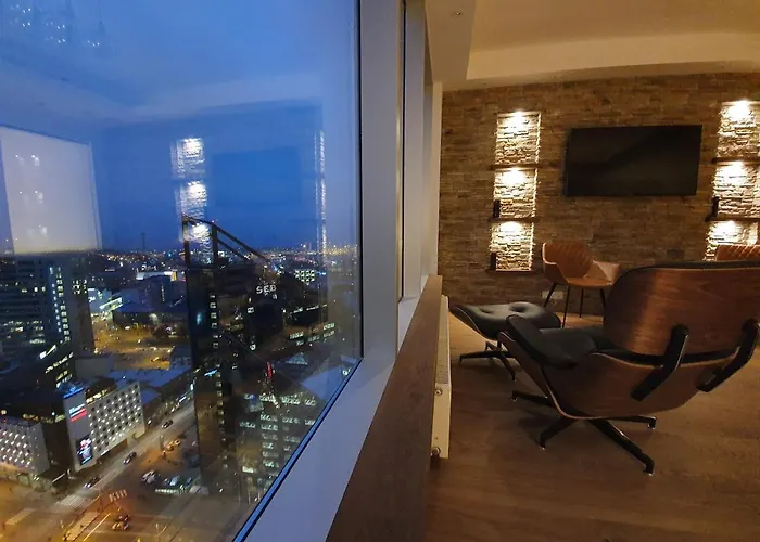 Apartmán Skyview - Breathtaking Views From Bed And From Jacuzzi. Center Skyscraper Upper Floors Tallinn